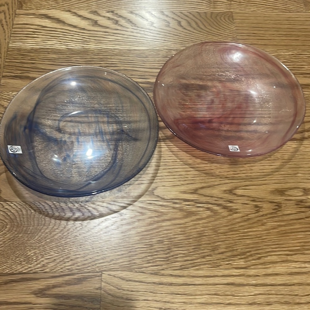 Toyo Sasaki Luxury Japanese Glass Decorative Plates